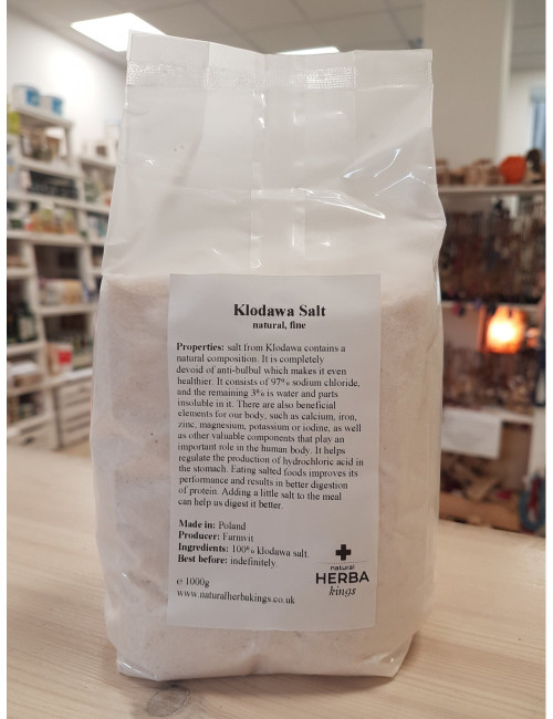 Klodawa salt, natural, fine 1kg