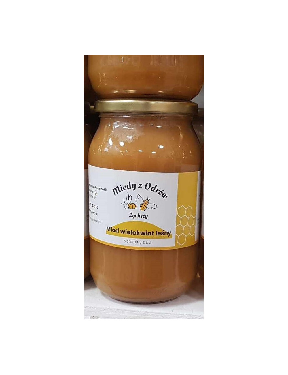 Natural Multiflorous Forest Honey 1.2 kg, Pure, Organic, Unheated
