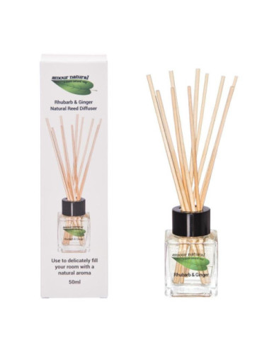 Amour Natural Rhubarb & Ginger Reed Diffuser 50ml