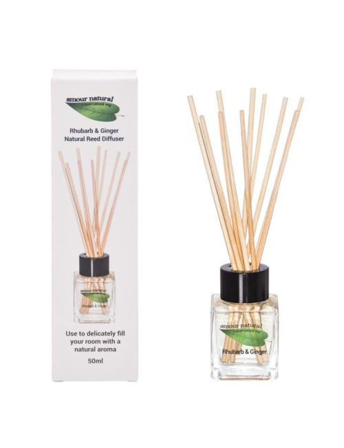 Amour Natural Rhubarb & Ginger Reed Diffuser 50ml