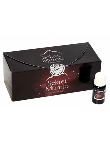 Secret Mumio - Purified Mumio in liquid form - 21 bottles of 10 ml