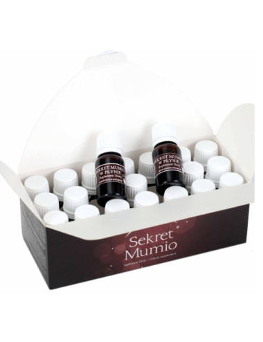 Secret Mumio - Purified Mumio in liquid form - 21 bottles of 10 ml