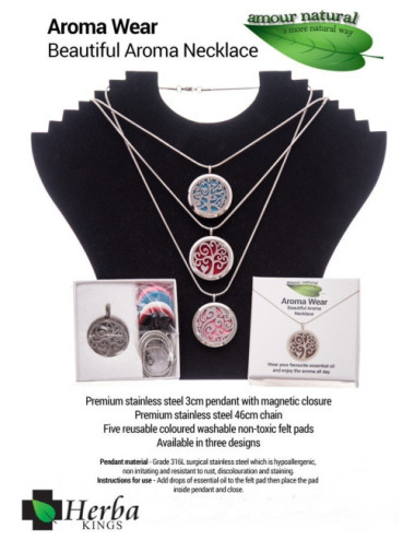Aromatherapy Necklace model nr1 "Tree"