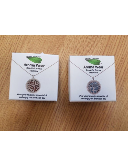 Aromatherapy Necklace model nr2 "Tree with Heart"