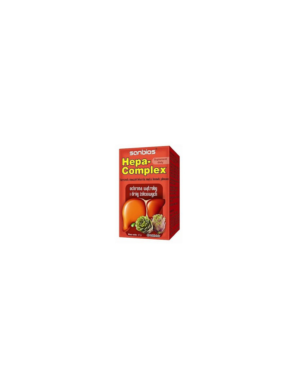 Hepa Complex Protection of the Liver, Biliary Tract and for Detox, 60 tablets