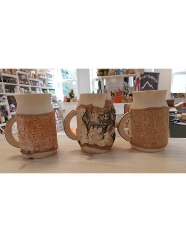 Handmade Wooden Mugs SMALL-TALL Size