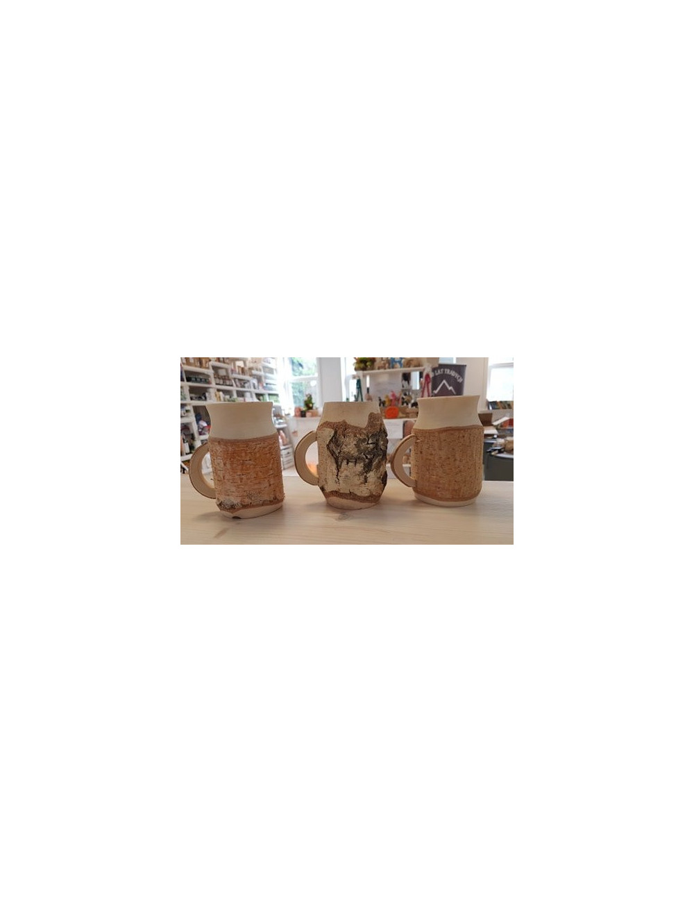 Handmade Wooden Mugs SMALL-TALL Size