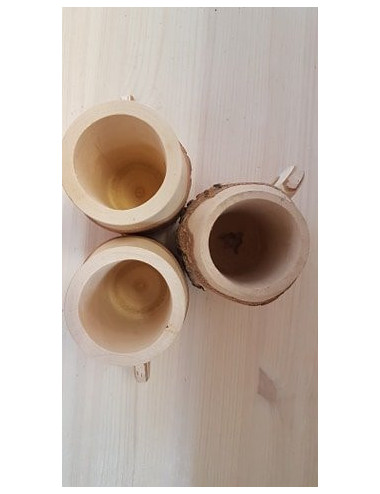 Handmade Wooden Mugs SMALL-TALL Size