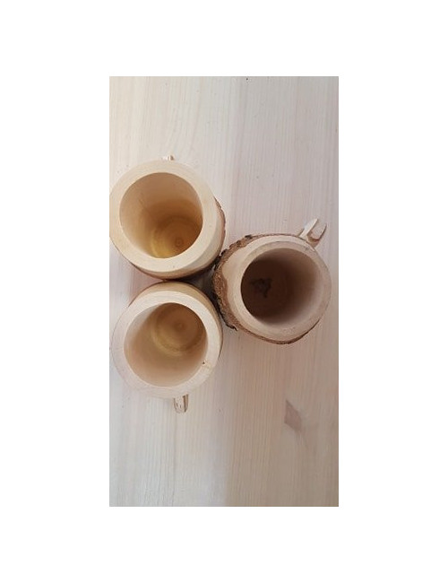 Handmade Wooden Mugs SMALL-TALL Size