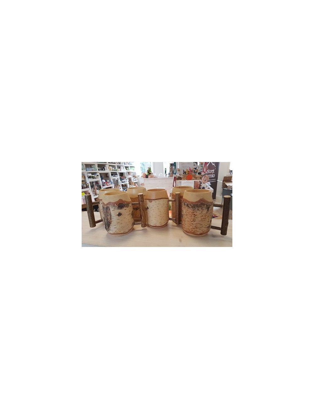 Handmade Wooden Mugs BIG Size
