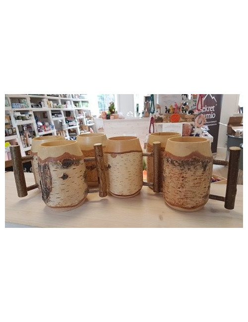 Handmade Wooden Mugs BIG Size