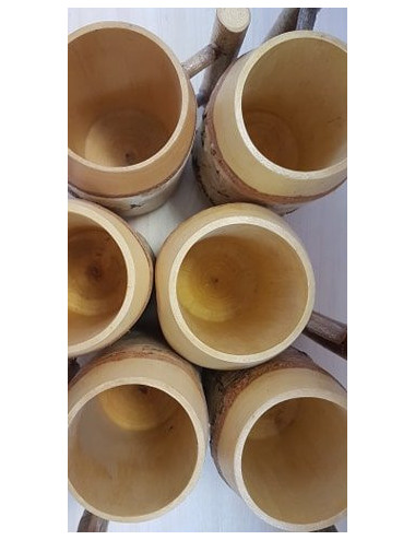 Handmade Wooden Mugs BIG Size