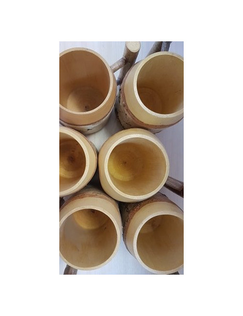 Handmade Wooden Mugs BIG Size