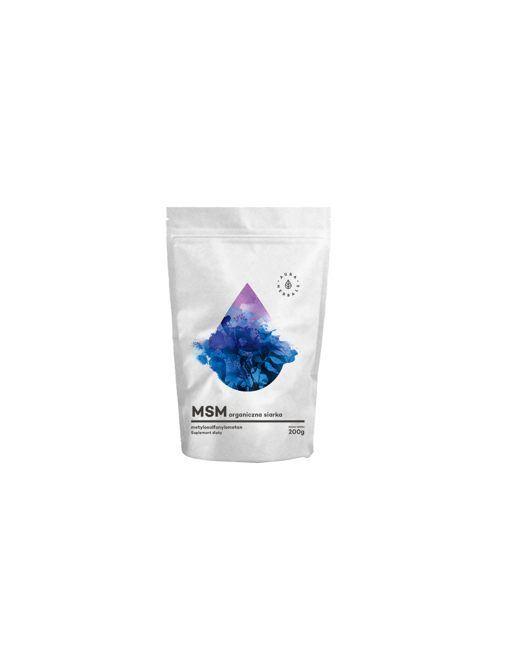 MSM (Methyl Sulfonyl Methane)(Sulfur) Powder 200g Aura Herbals