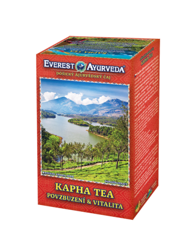 Kapha Tea Stimulation & Vitality, Ayurvedic Dosha Tea 100g, Everest Ayurveda