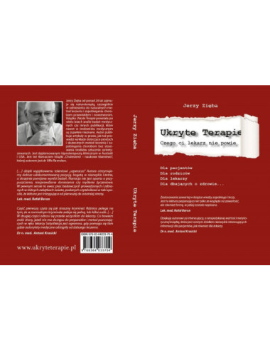 Ukryte Terapie, Czego lekarz Ci nie powie, Jerzy Zięba, Book in Polish