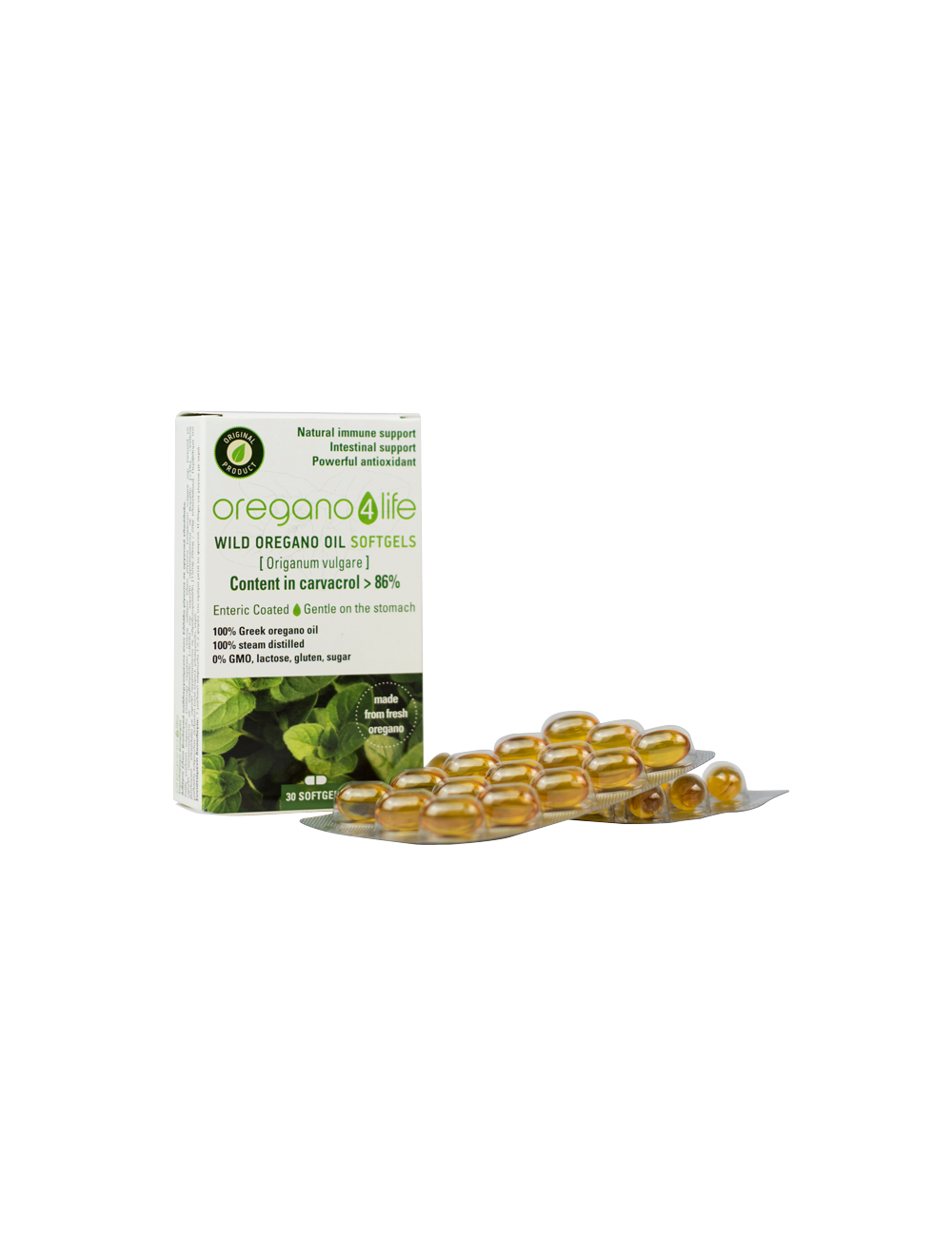 Wild Oregano oil 30 softgel capsules , Oregano4life