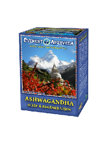 ASHWAGANDHA Sleep & Regeneration Ayurveda Tea 100g, Everest Ayurveda