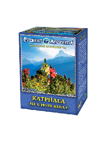 KATPHALA Flu & Fever Rescue Ayurveda Tea 100g, Everest Ayurveda