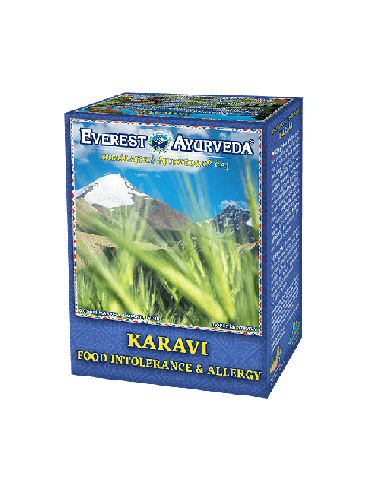 KARAVI Food Intolerance & Allergy Ayurveda Tea 100g, Everest Ayurveda