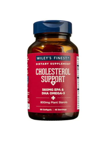 Wild Alaskan Fish Oil – Cholesterol Support, Wiley’s Finest, 90 capsules
