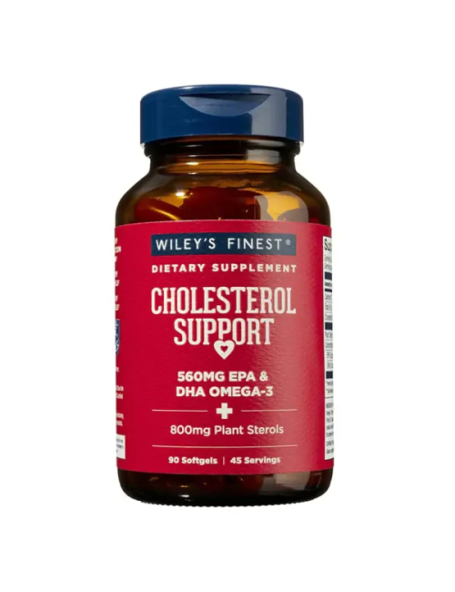 Wiley's Finest Cholesterol Support 90 Softgels | Omega-3 & Plant Sterols