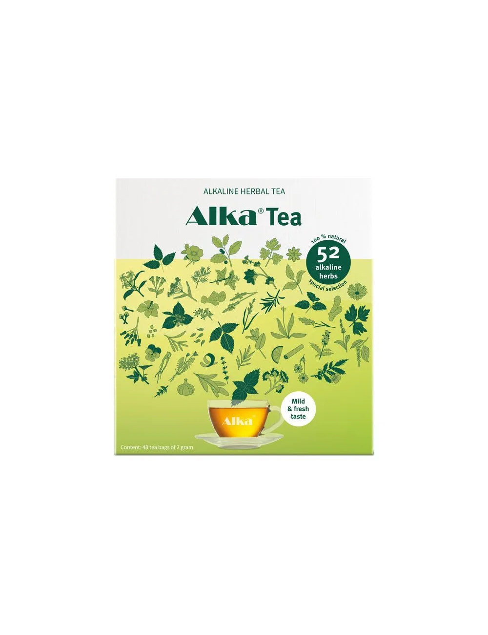 Alka Tea Alkaline Herbal Tea 48 tea bags