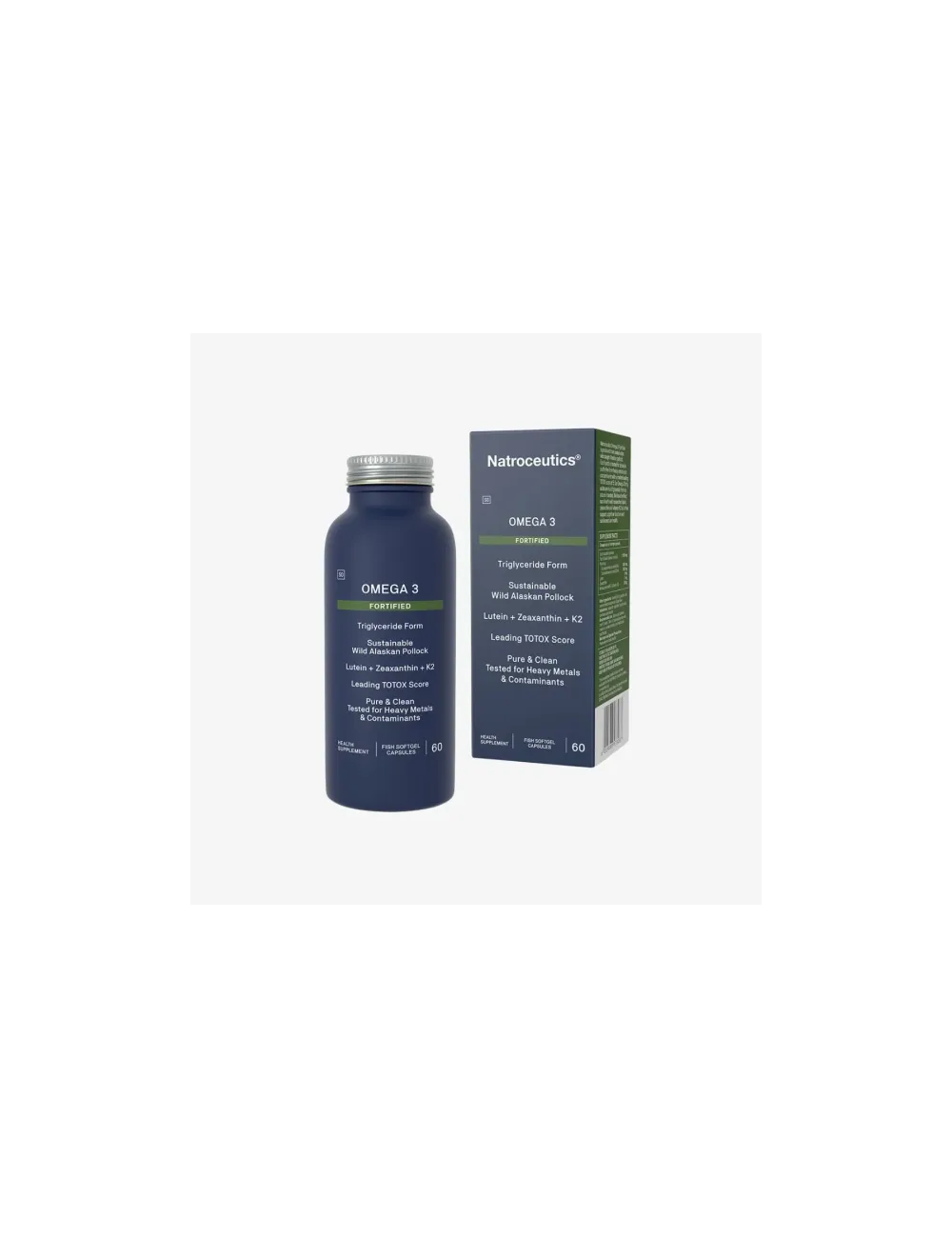 Natroceutiucs Omega 3 Fortified 60 Capsules