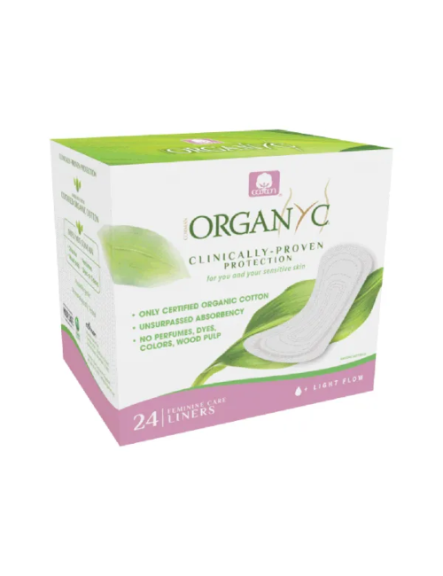 Organyc Organic Cotton Panty Liners Light Flow