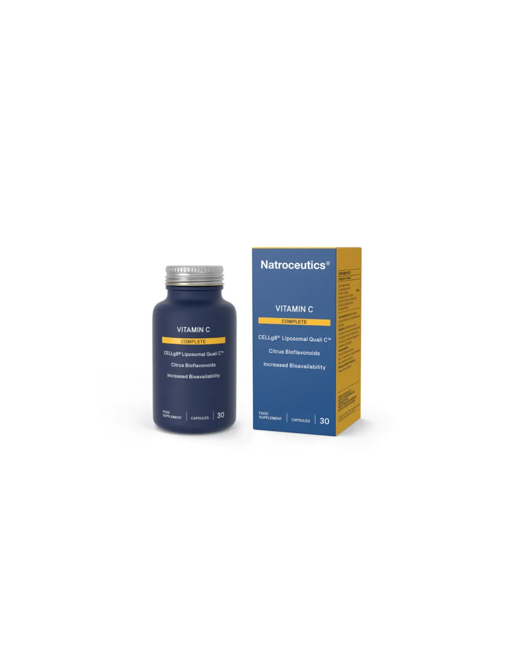 Natroceutics Liposomal Vitamin C + Citrus Bioflavonoids, 30 Capsules