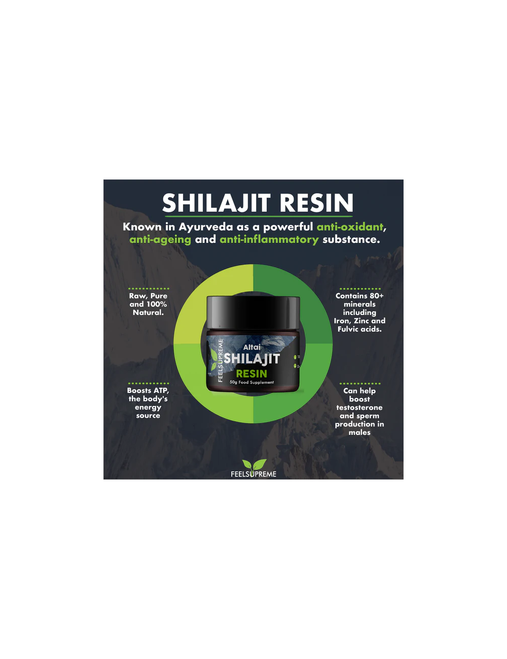 Altai Shilajit Resin | 50g - Mumio