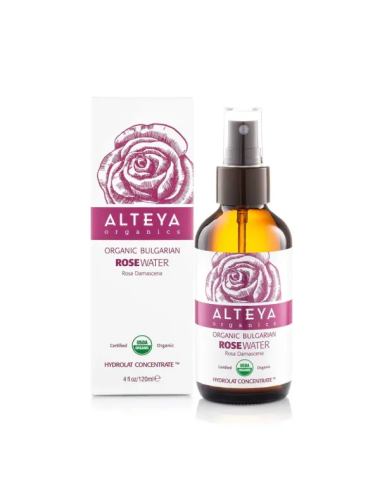 Alteya Organic Bulgarian Rose Water 120ml - Spray Bottle