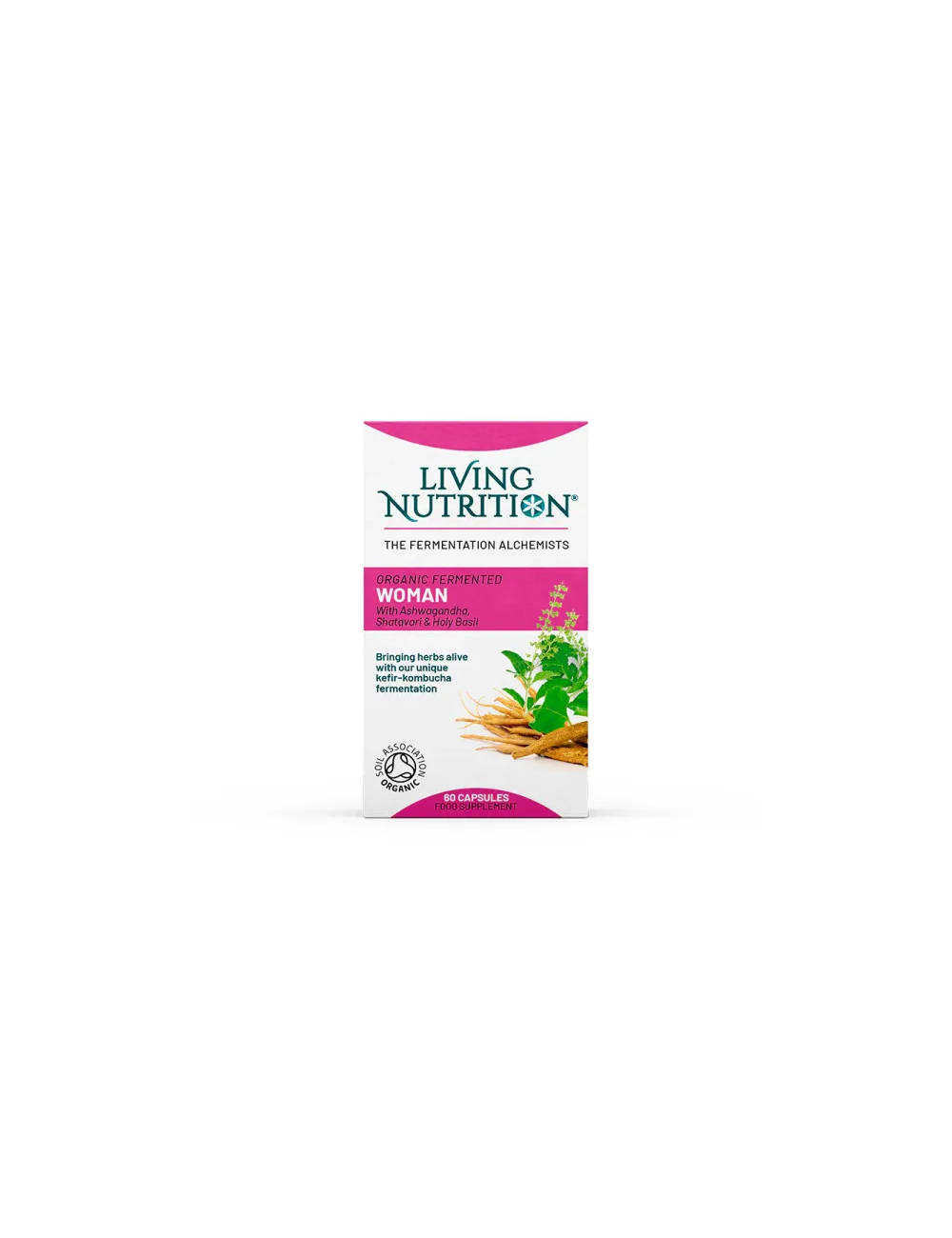 Organic Fermented Woman 60 capsules Living Nutrition