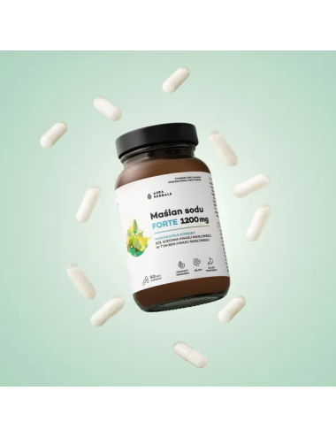 Aura Herbals Sodium butyrate FORTE 1200 mg, microencapsulated, 60 capsules