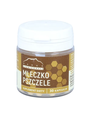 Royal jelly 200mg 30 capsules, NANGA / Mleczko Pszczele