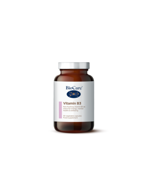 Vitamin B3 30 Veg Capsules, BioCare