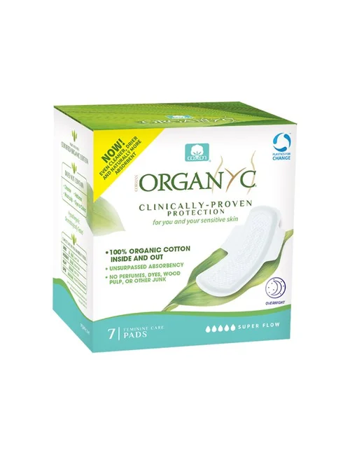 Organyc Overnight Pads - Super