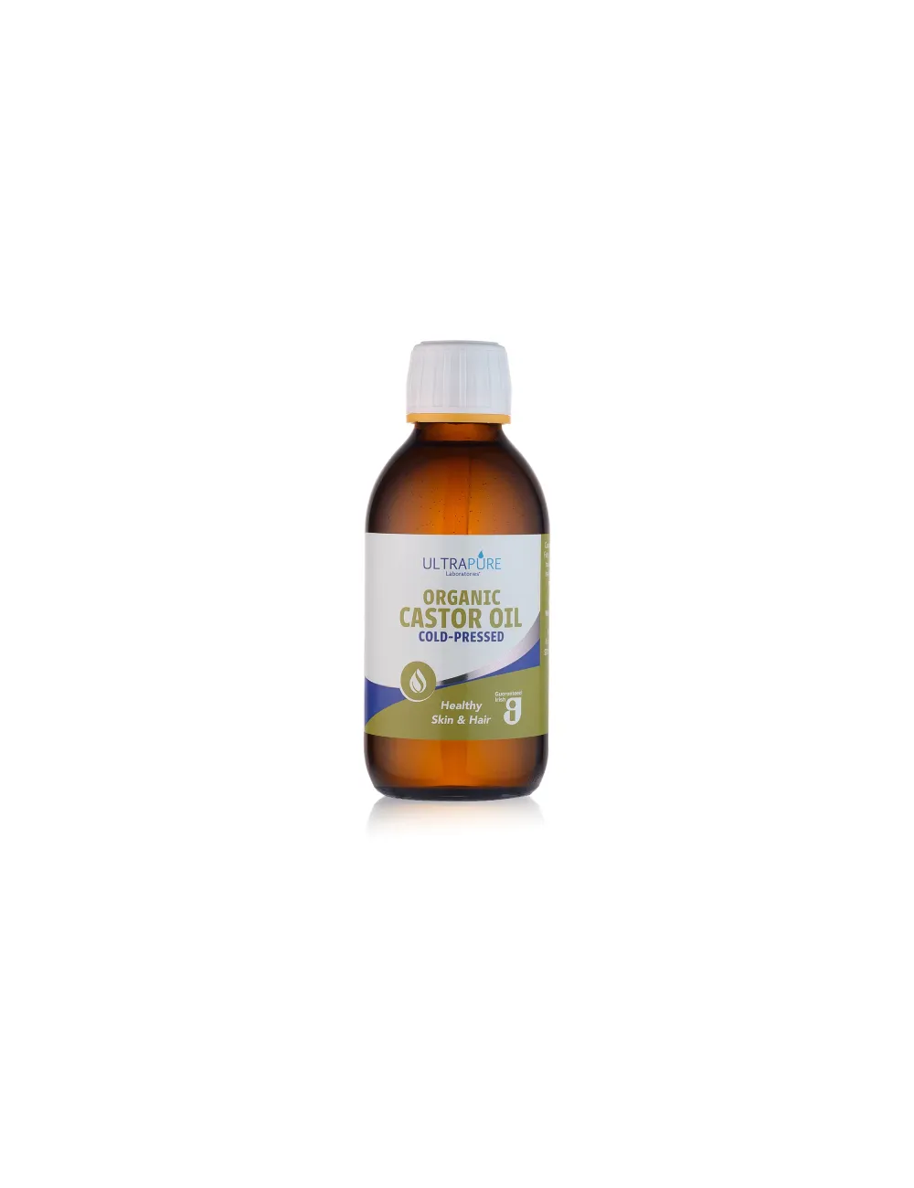 UltraPure Organic Castor Oil 200ml.