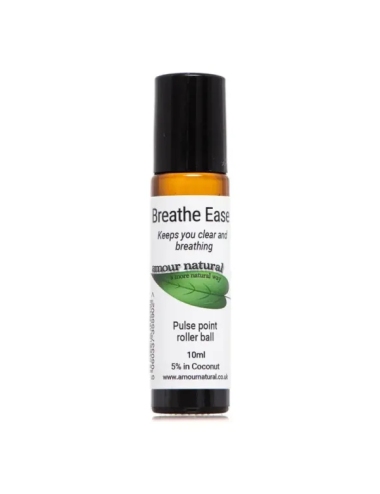 Breathe Ease roller ball 10ml, A blend of pure essential oils