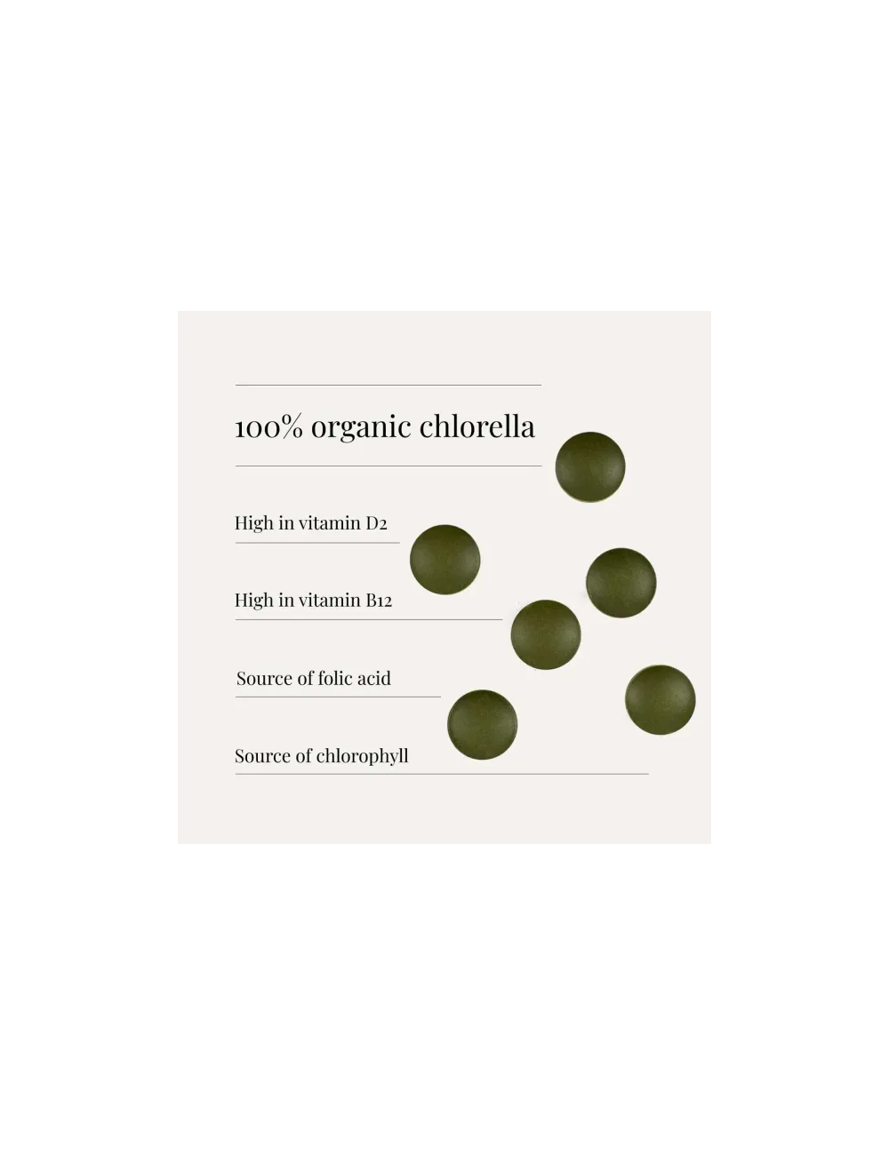 Chlorella Tablets, Organic - 200 Tablets