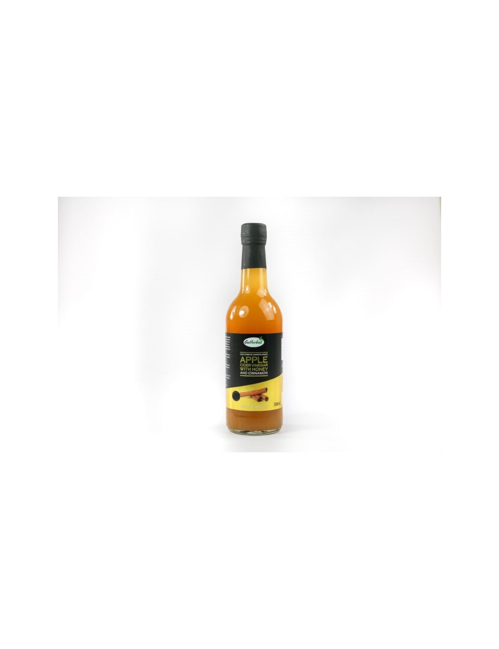 Natural Raw Apple Cider Vinegar with Cinnamon 500ml, GoHerbal