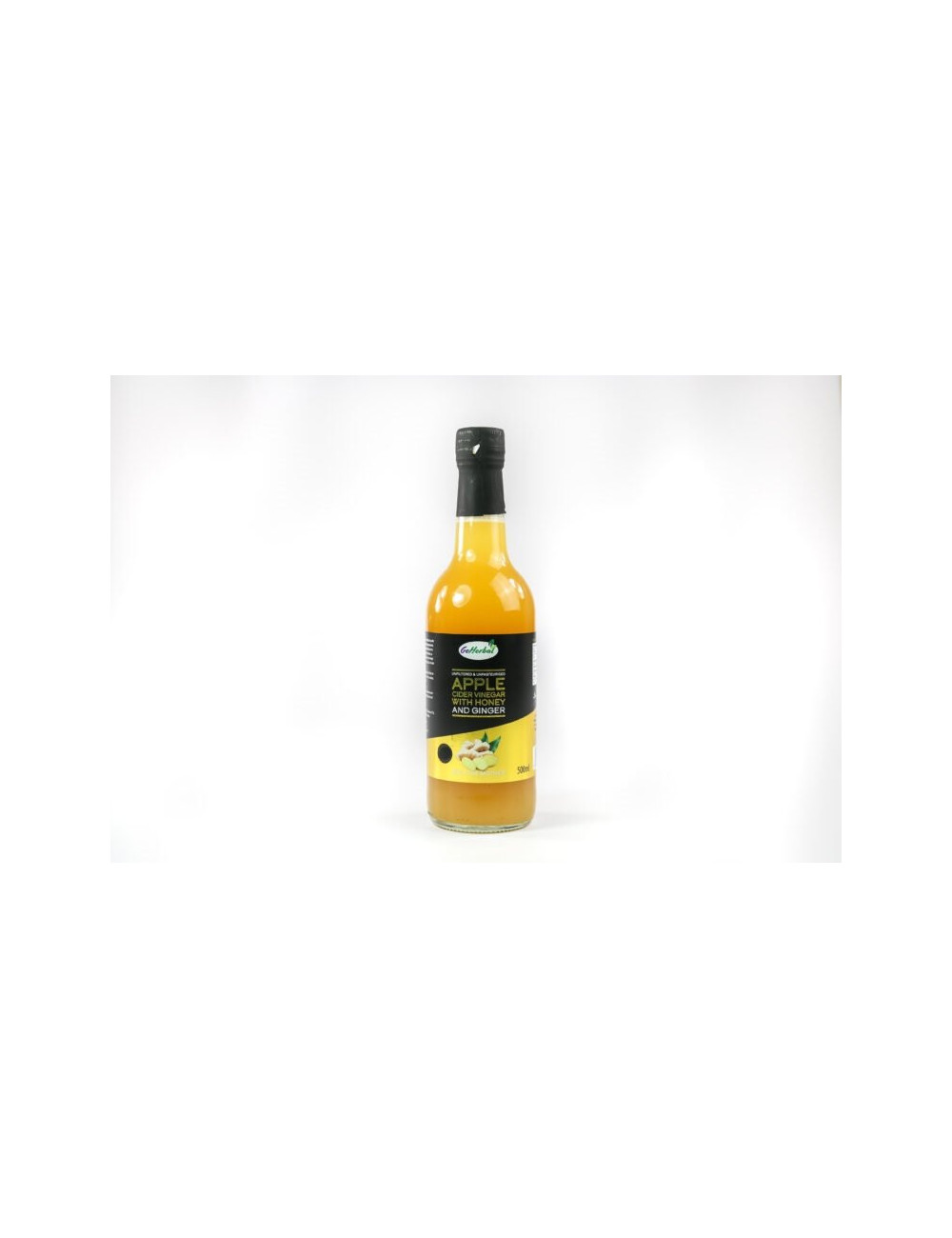 Natural Raw Apple Cider Vinegar with Ginger 500ml, GoHerbal