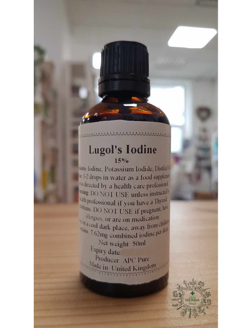 Lugol’s Iodine 15% 100ml | Thyroid & Metabolism Support