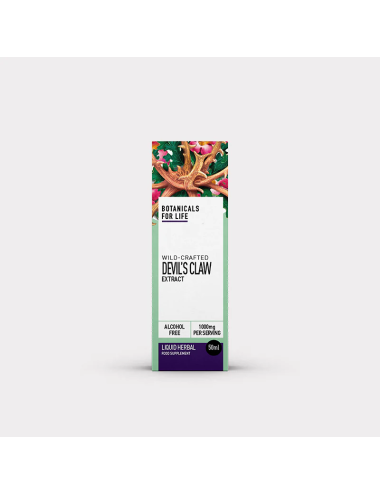 Wild Crafted Devils Claw Extract 50ml, Botanicals for life