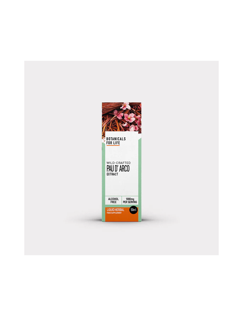 Wild Crafted Pau D'arco Extract 50ml, Botanicals for life