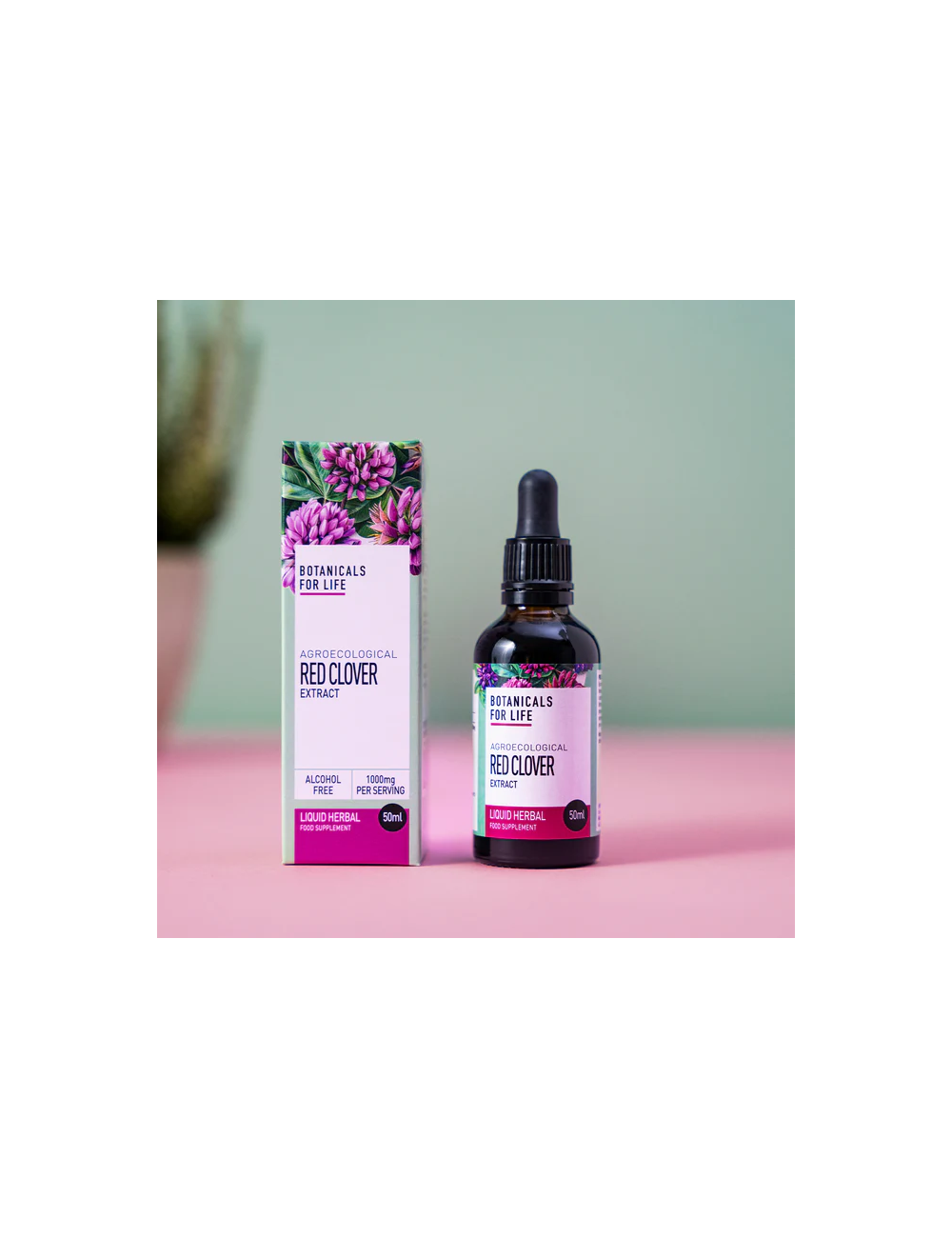Agroecological Red Clover Extract 50ml, Botanicals for life