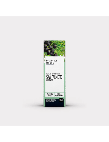 Wild Crafted Saw Palmetto 50 ml, Botanicals for life