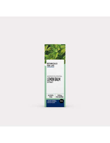 Agroecological Lemon Balm Extract 10ml, Botanicals for life