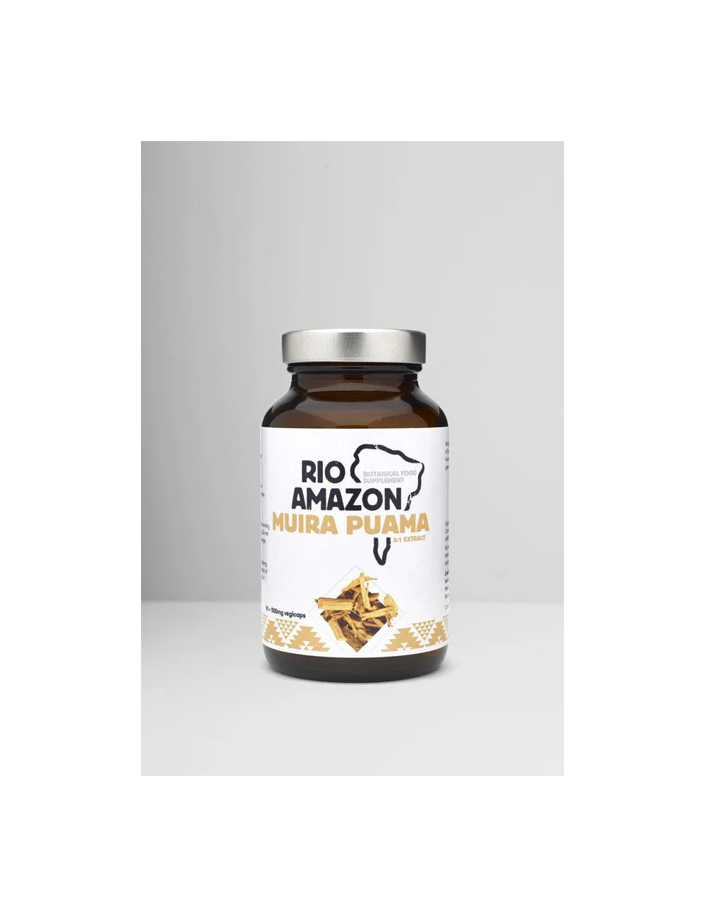 Rio Amazon Muira Puama 5:1 Extract 500mg , 90 Veg Capsules