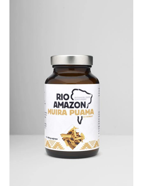 Rio Amazon Muira Puama 5:1 Extract 500mg , 90 Veg Capsules